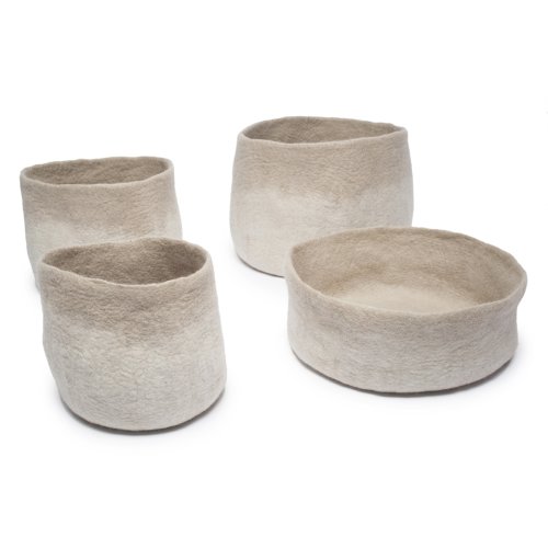 Calebasse en feutre XL - naturel